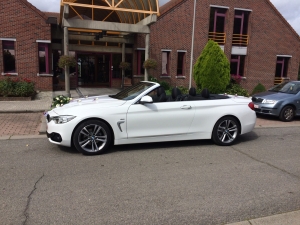BMW SERIE 4 BLANCHE CABRIOLET